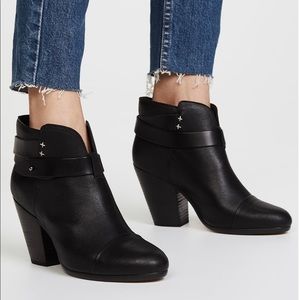 Rag & Bone Black Harrow Boot Size 37 1/2